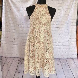 Beautiful Lace Halter Dress Judith March